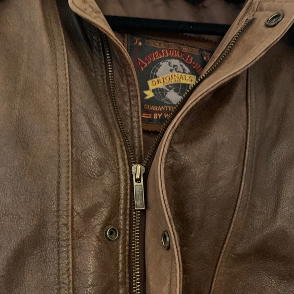Brown Leather Jacket - Picture 3 of 8